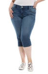 Slink Jeans Frayed Crop Capri Jeans In Palmer
