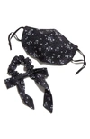 Free People Adult Face Mask & Scrunchie Bow Set