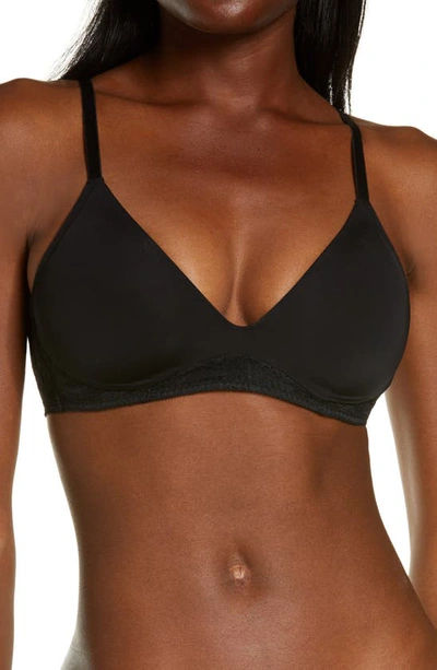 ON GOSSAMER ON GOSSAMER SLEEK & LACE WIRELESS LIFT BRA,G9226