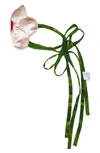 Collina Strada Floral Adult Face Mask In Blush