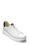 Cole Haan Grandpro Topspin Sneaker In Black/ Ivory/ Cyber Yellow