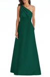 ALFRED SUNG ALFRED SUNG ONE-SHOULDER A-LINE GOWN,D815S