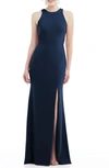DESSY COLLECTION OPEN BACK HALTER EVENING GOWN,3084S