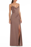DESSY COLLECTION COWL NECK EVENING GOWN,3072