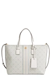 TORY BURCH T MONOGRAM SMALL COATED CANVAS TOTE,81963