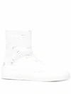 MAISON MARGIELA MAISON MARGIELA MEN'S WHITE LEATHER ANKLE BOOTS,S57WU0134P2647T1021 40