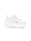 Buffalo Corin Platform Sole Sneakers In White