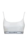 DOLCE & GABBANA DOLCE & GABBANA LOGO INTARSIA BRA