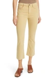 Frame Le Crop Mini Bootcut High Waist Jeans In Washed Dijon