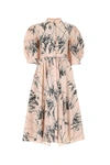 ALEXANDER MCQUEEN ALEXANDER MCQUEEN PRINTED POPLIN DRESS