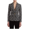 BOUTIQUE MOSCHINO BOUTIQUE MOSCHINO CLOVER PRINTED BLAZER