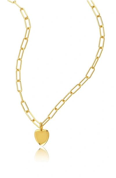 ADORNIA PAPERCLIP HEART PENDANT NECKLACE,791109046678