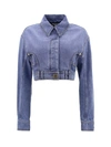 BALMAIN BALMAIN CROPPED DENIM JACKET