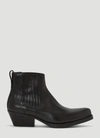 OUR LEGACY OUR LEGACY CAMION SQUARE TOE ANKLE BOOTS