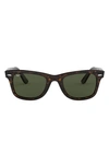 Ray Ban 52mm Square Sunglasses In Tortoise