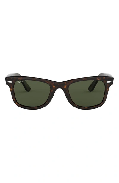 Ray Ban 52mm Square Sunglasses In Tortoise