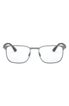 Ray Ban 54mm Optical Glasses In Gunmetal