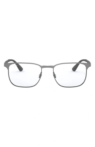 Ray Ban 54mm Optical Glasses In Gunmetal