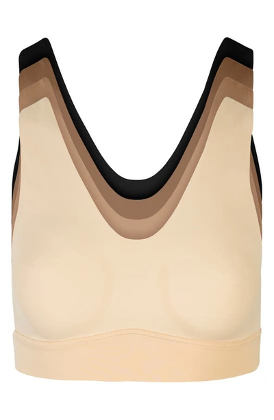 Harper Wilde The Bliss Assorted 4-pack Bralettes In Nudes
