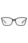 Michael Kors 54mm Rectangular Optical Glasses In Navy