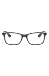 RAY BAN 56MM OPTICAL GLASSES,RX704756-O