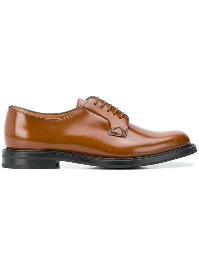Church's Brown Shannon Leather Derby Shoes