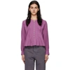 Isabel Marant Étoile Okina Cotton Poplin Blouse In Purple