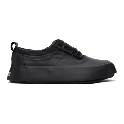 Ambush 30mm Vulcanized Rubber & Leather Trainer In Black