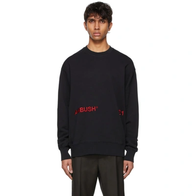 Ambush Logo-embroidered Sweatshirt In Black