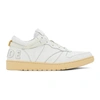 RHUDE WHITE RHECESS LOW SNEAKERS