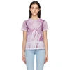 MOSCHINO PINK INSIDE OUT TROMPE-L'ŒIL T-SHIRT