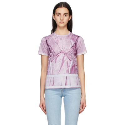 Moschino Pink Inside Out Trompe-l'œil T-shirt In J3222 Fantasy Print