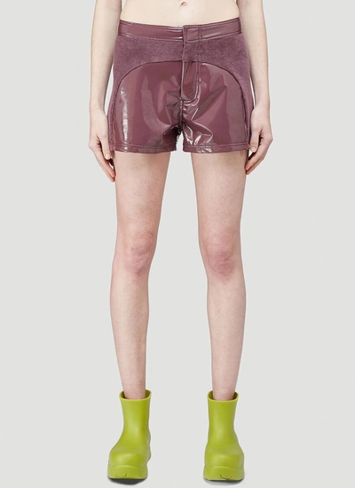 Maisie Wilen Cyborg Shorts In Red