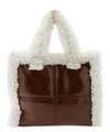 STAND STUDIO STAND STUDIO LOLITA SHEARLING TOTE BAG