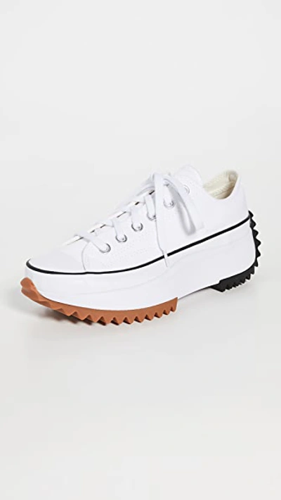 Converse Chuck Taylor® All Star® Run Star Hike Low Top Platform Sneaker In White