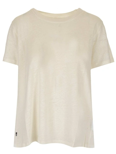 Woolrich Women's Wwte0042frut2106800 White Other Materials T-shirt