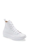 Converse Chuck Taylor(r) All Star(r) Run Star Hike Hi Platform Sneaker In White/ White/ White