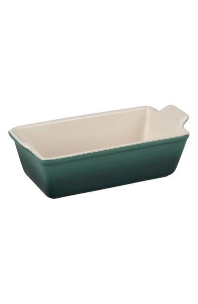 Le Creuset Heritage Stoneware Loaf Pan In Artichaut