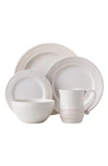 JULISKA LE PANIER WHITEWASH 5-PIECE DINNERWARE PLACE SETTING,KH29X10