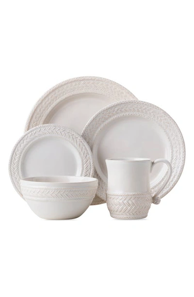 JULISKA JULISKA LE PANIER WHITEWASH 5-PIECE DINNERWARE PLACE SETTING,KH29X10