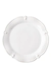 Juliska Berry And Thread Whitewash Flared Dinner Plate In Whitewash