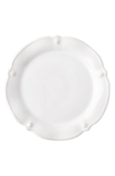 JULISKA BERRY & THREAD WHITEWASH FLARE DINNER PLATE,JA01W