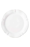Juliska Berry & Thread Whitewash Flare Cocktail Plate In Whitewash