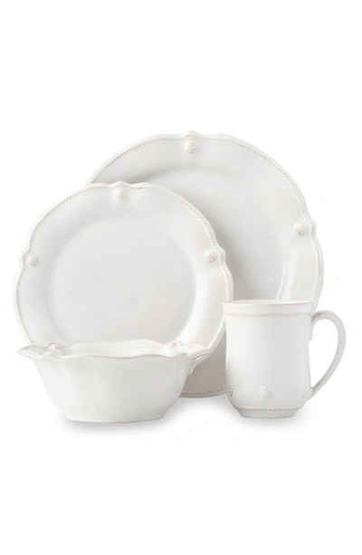 JULISKA BERRY & THREAD WHITEWASH FLARE 4-PIECE PLACE SETTING,JA40YW