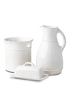 JULISKA JULISKA PURO WHITEWASH 3-PIECE ESSENTIALS CROCK, PITCHER & BUTTER DISH,KS300SETX10