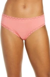 Natori Bliss Cotton Girl Briefs In Papaya