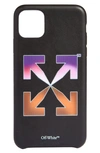 Off-white Black Gradient Arrow Iphone 11 Pro Case In Black Multi