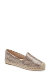 Sam Edelman Women's Karlita Espadrille Flats Women's Shoes In Sesame Embossed Leather