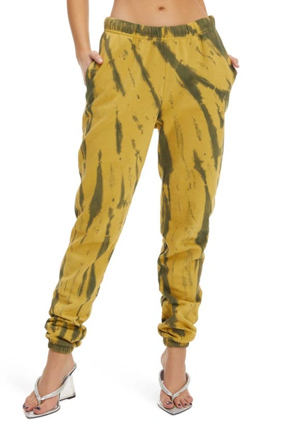 Good American Boyfriend Sweatpants In Hunter Tie Dye002