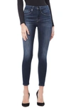 Good American Good Legs Raw-edge Skinny Jeans - Inclusive Sizing In Blue 089